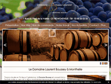 Tablet Screenshot of bourgogne-boussey.com